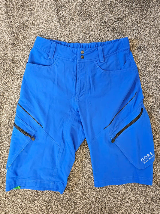 GORE Bike Men's Wear Cycling Mountain Biking Trail Shorts - S/Small W28 - Blue