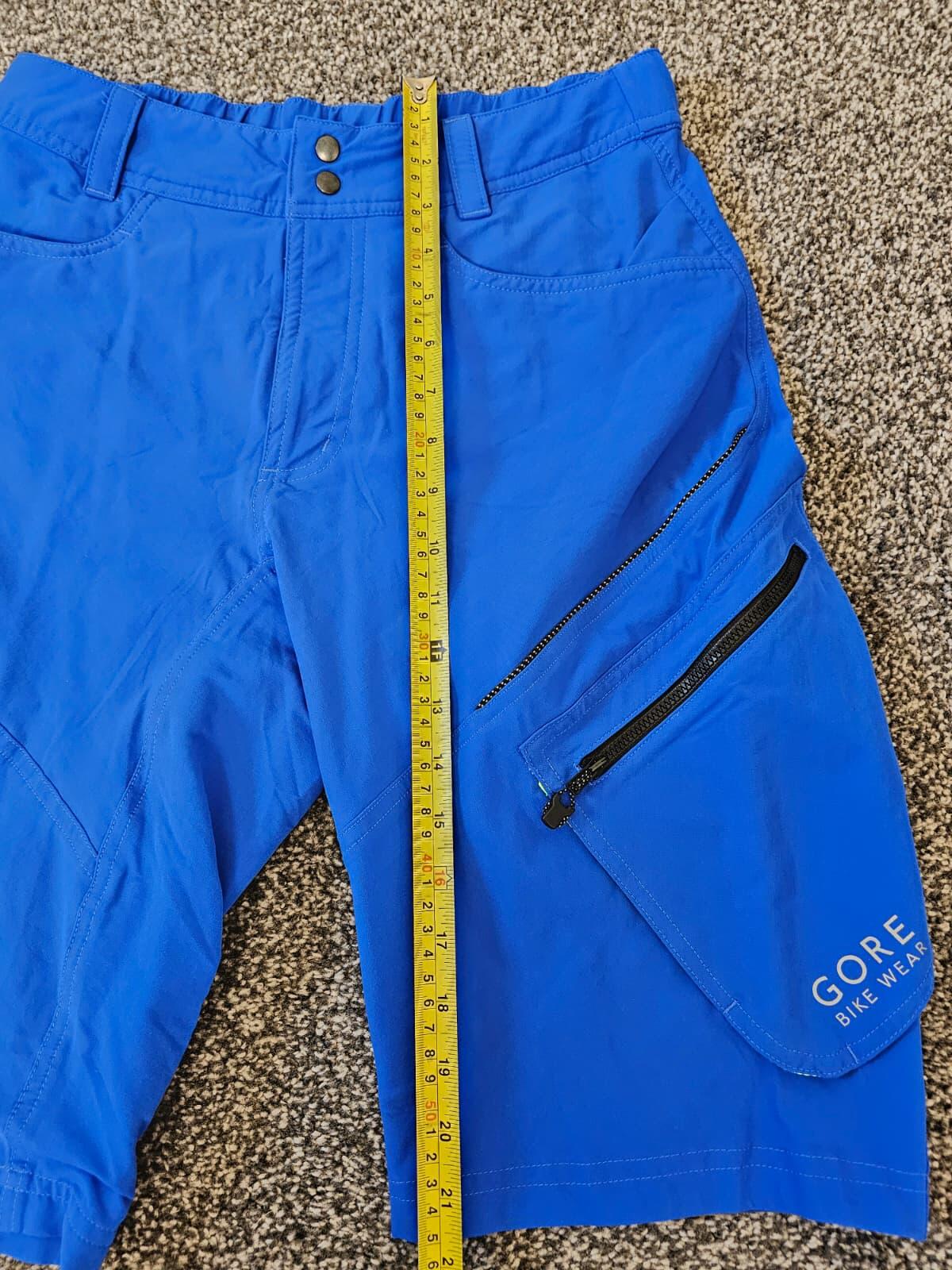 GORE Bike Men's Wear Cycling Mountain Biking Trail Shorts - S/Small W28 - Blue