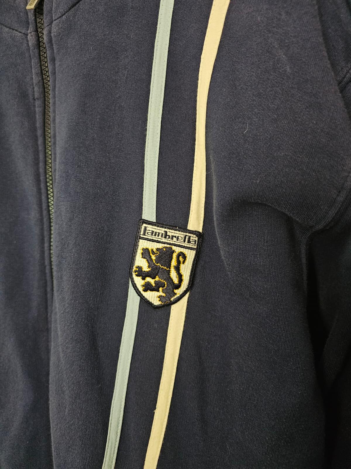 Lambretta Men's Full Zip Sweatshirt Style Jacket - XL/Extra Large - Navy