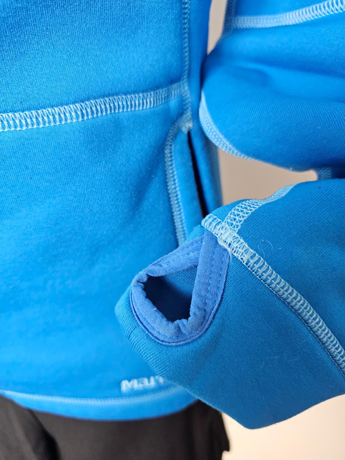 Marmot Women's Full Zip Polartec Hooded Fleece Jacket - M/Medium - Blue