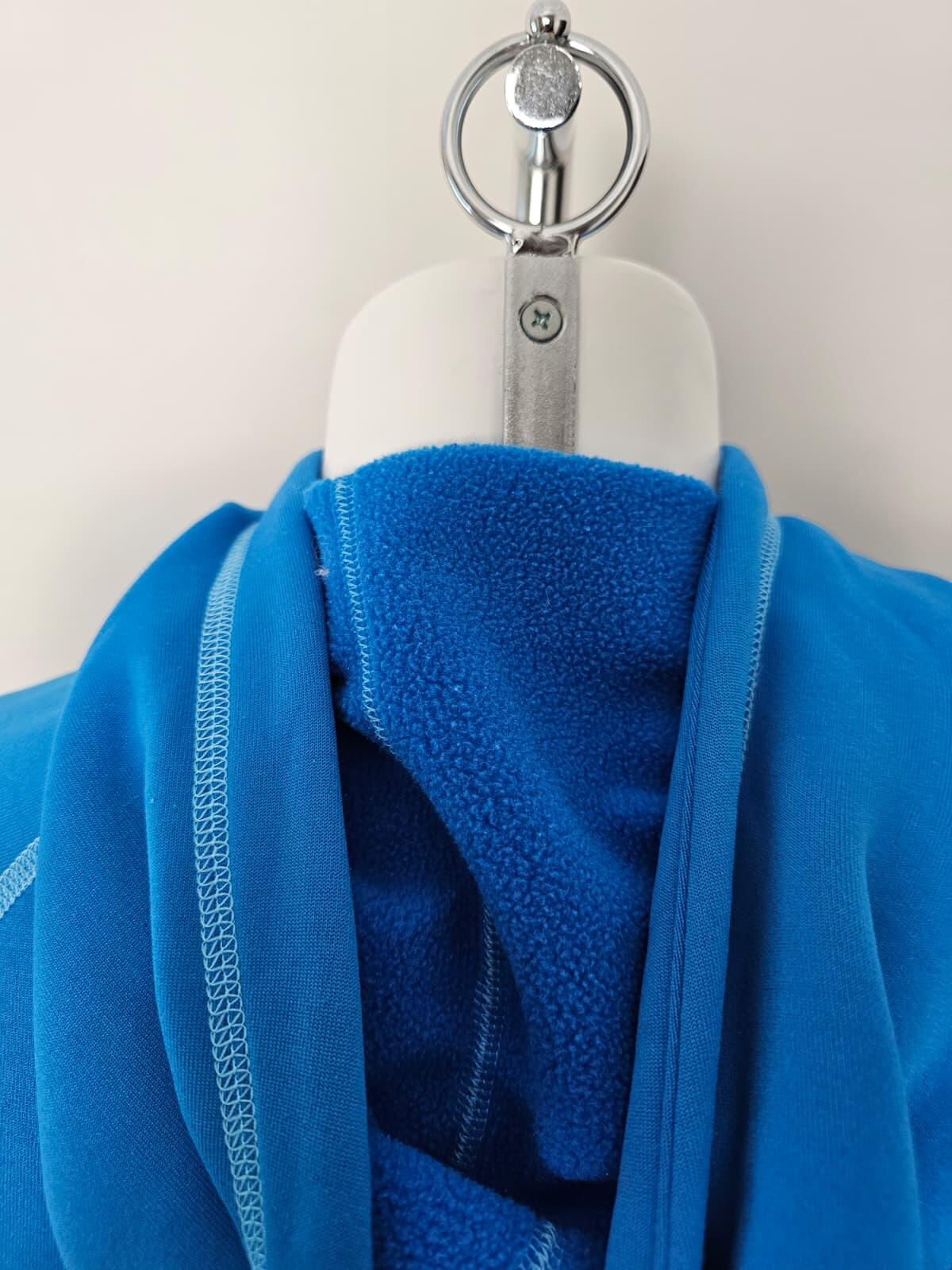 Marmot Women's Full Zip Polartec Hooded Fleece Jacket - M/Medium - Blue