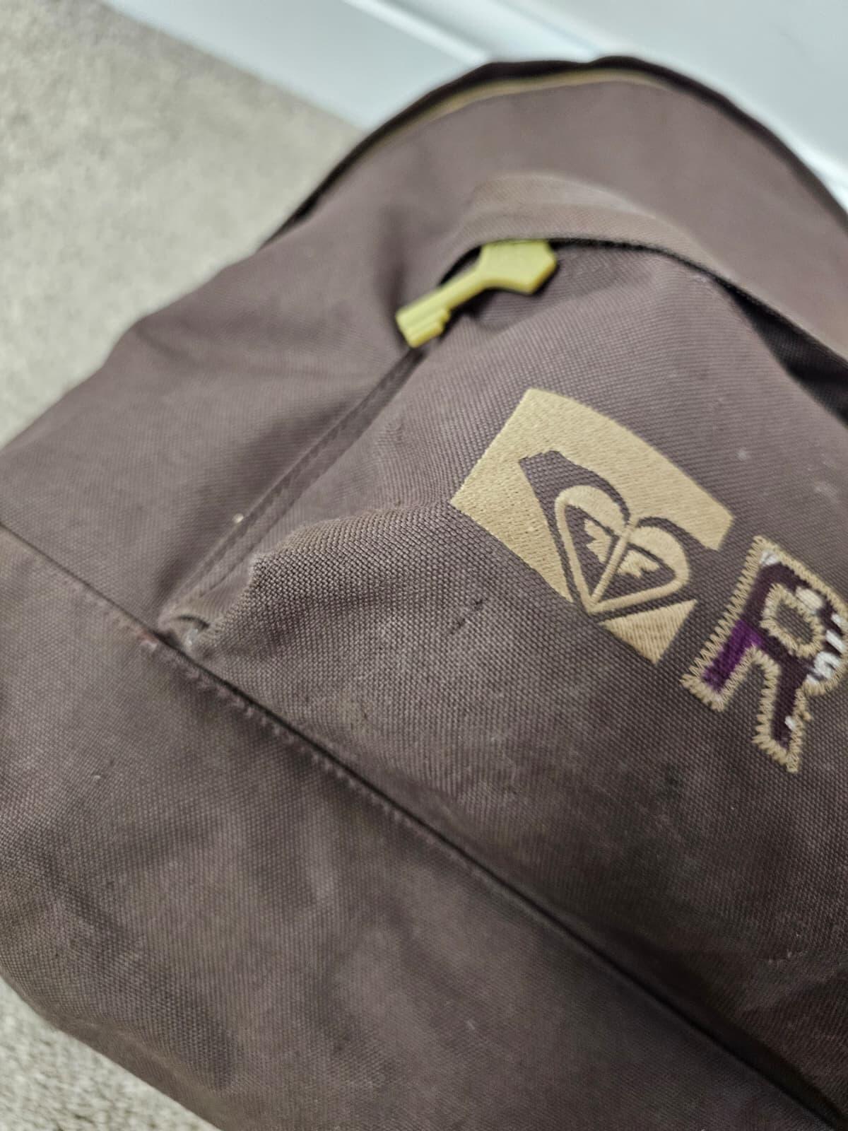 Roxy Y2K Women's Casual School/Work/Gym Backpack - Brown