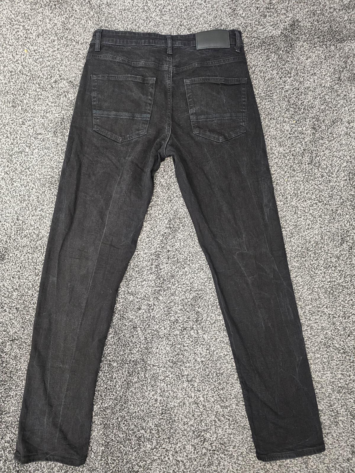 Ben Sherman Men's Slim Fit Black Jeans - W32/L30