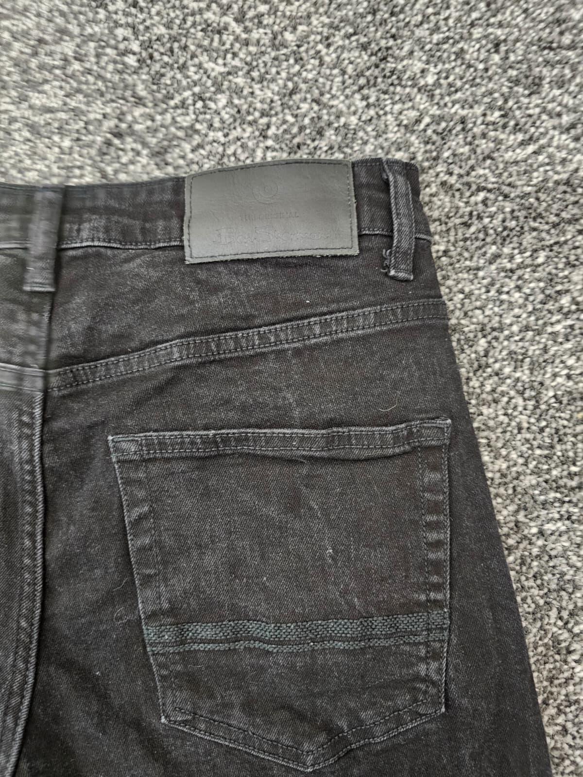 Ben Sherman Men's Slim Fit Black Jeans - W32/L30