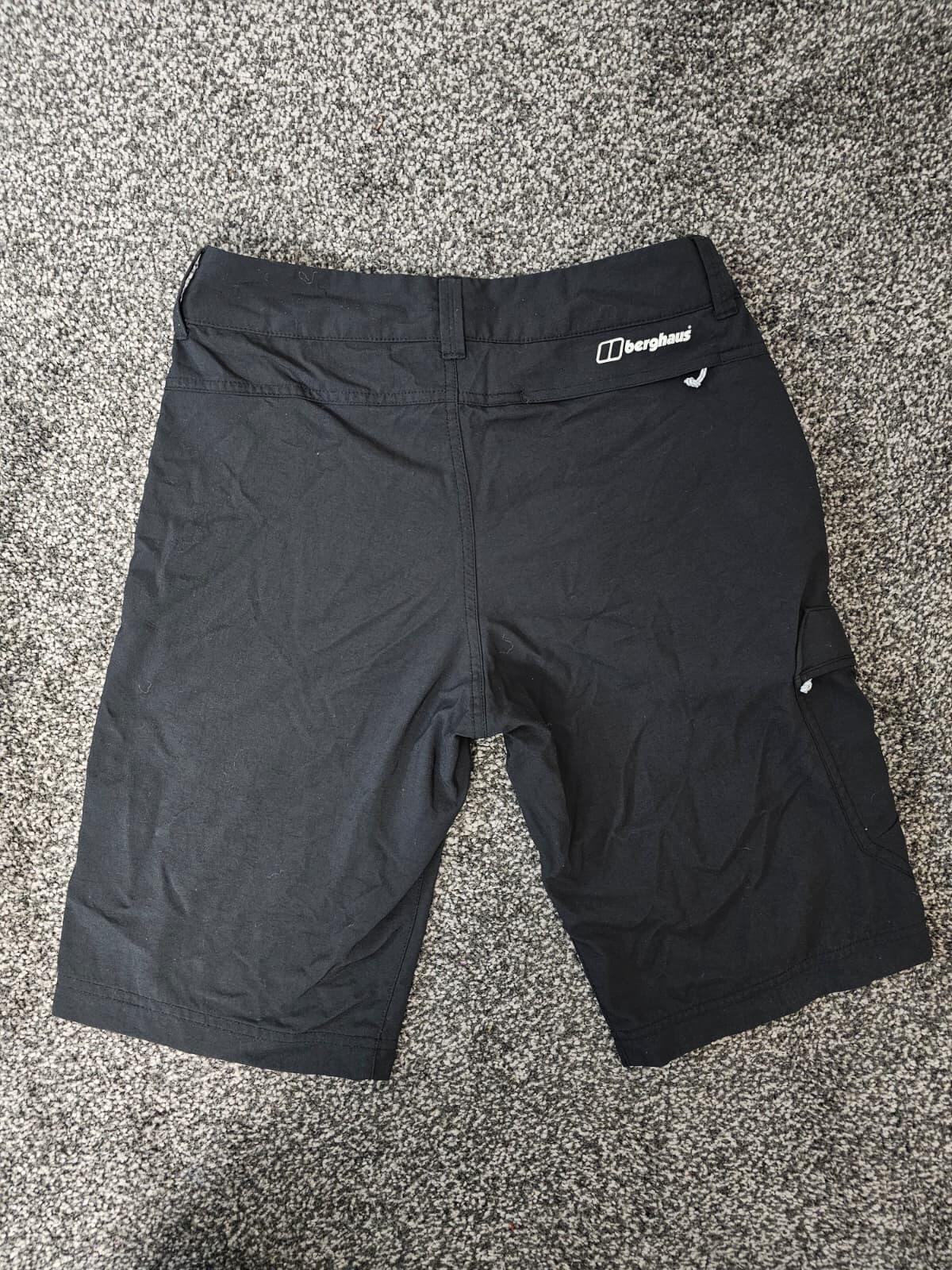 Berghaus Men's Black Technical Cargo Style Hiking/Casual/Walking Shorts - W28