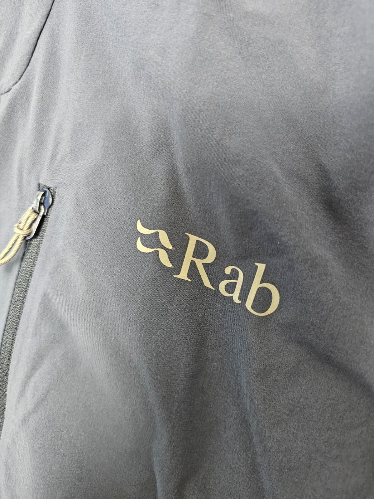 Rab Borealis Blue Soft Shell Style Full Zip Hooded Climbing Jacket - XL - Navy