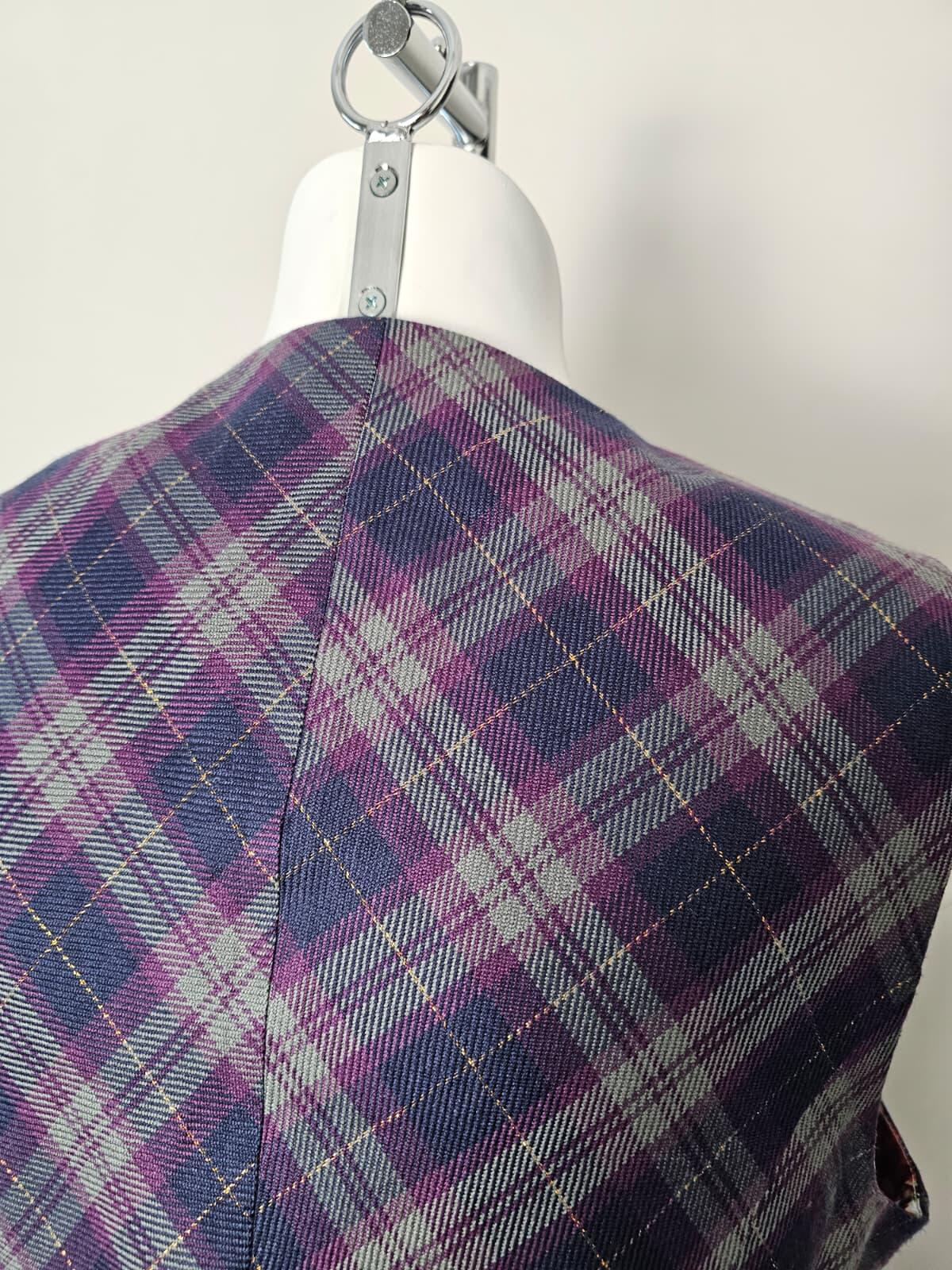 Joe Browns Women's Check Button Vest/Waist Coat - UK 16