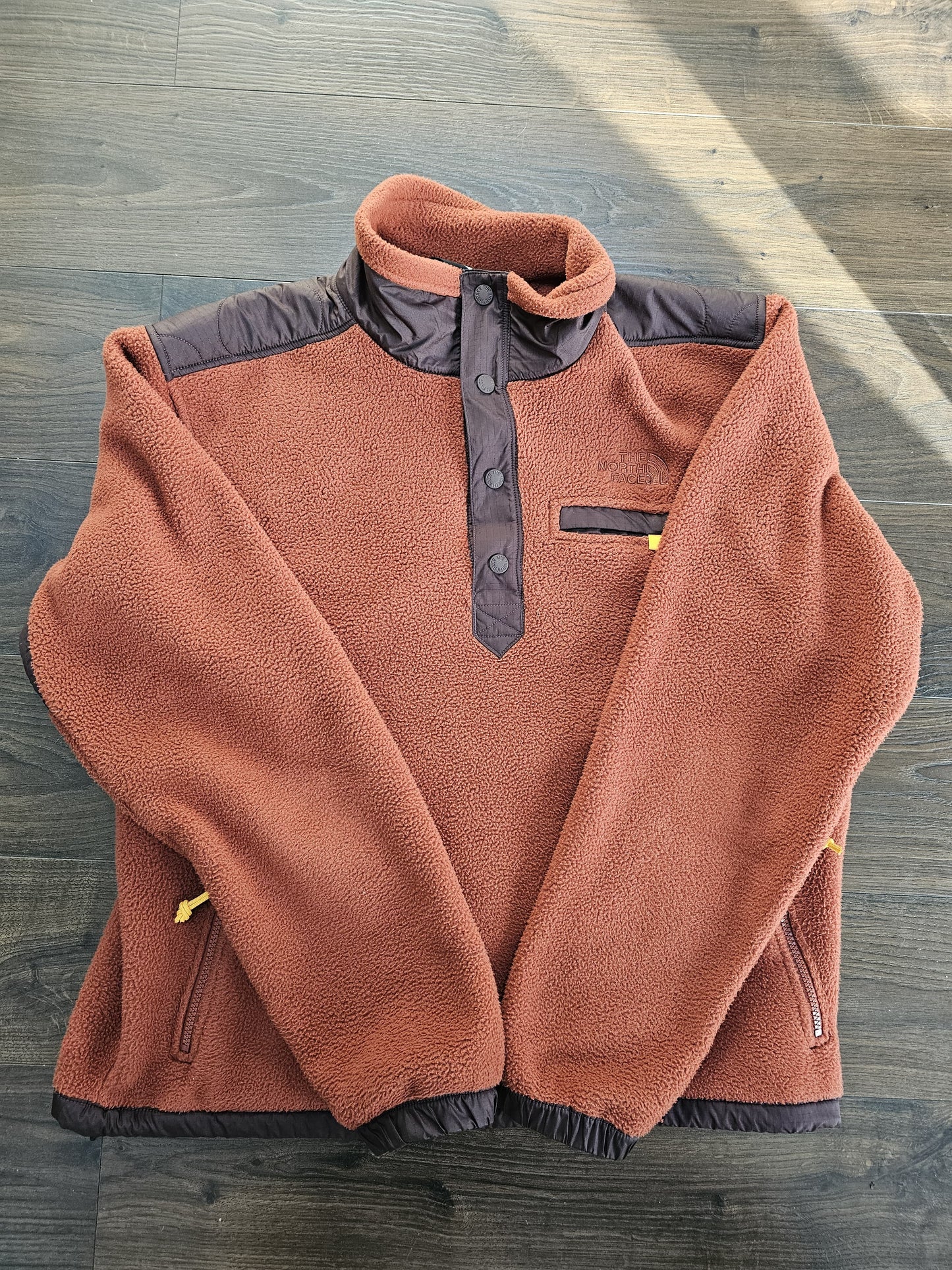 The North Face Button Up Pullover Fleece Jumper - M/Medium