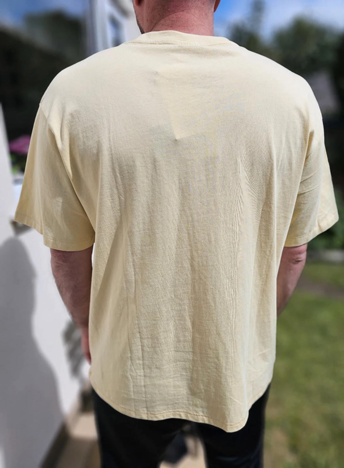 Brand New Wrangler Big Spellout Print Yellow Short Sleeve T-Shirt - XXL/3XL