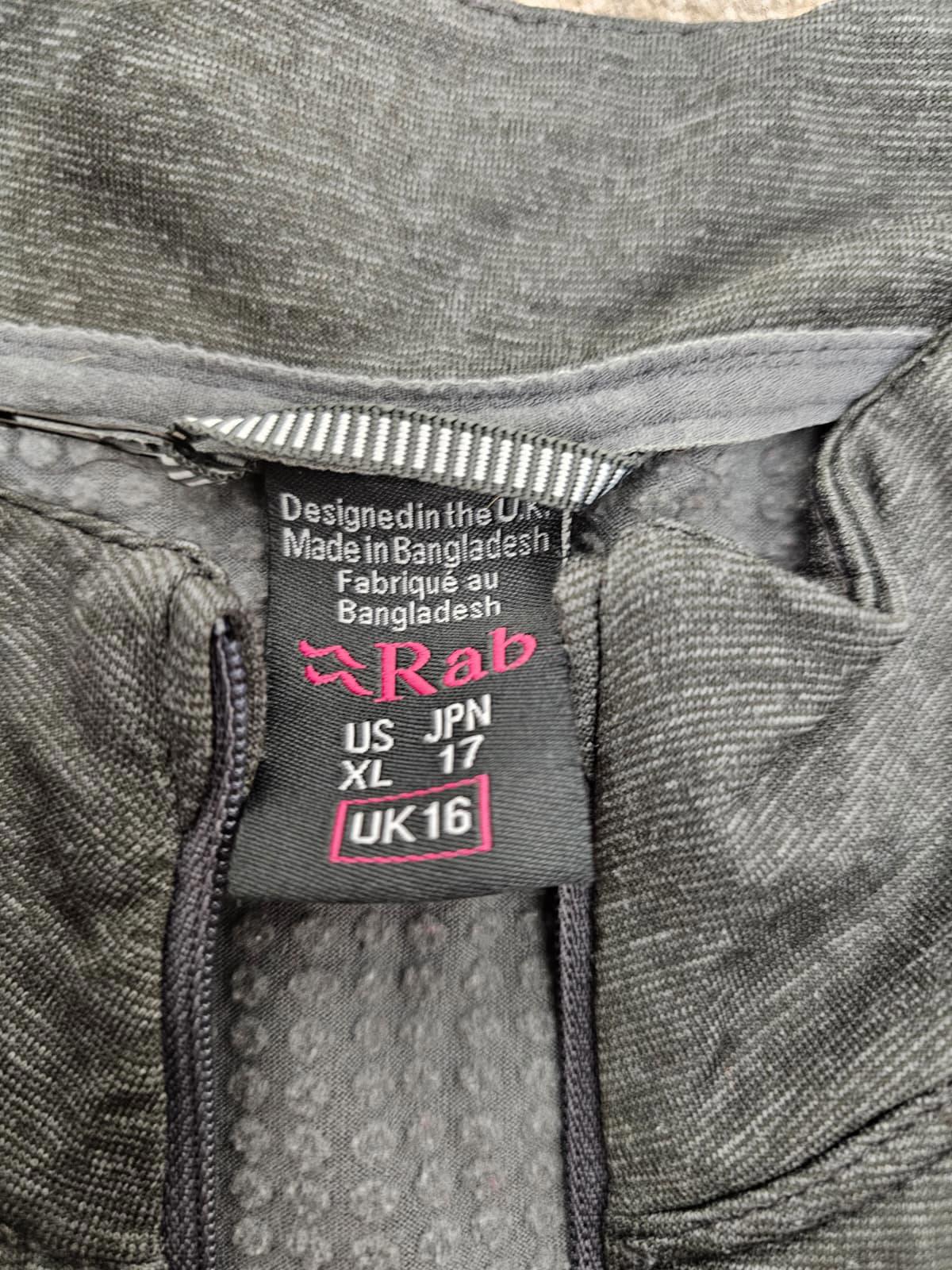 Rab Womens 1/2 Zip Thermic Pullover Fleece Jumper - UK 16 - Grey