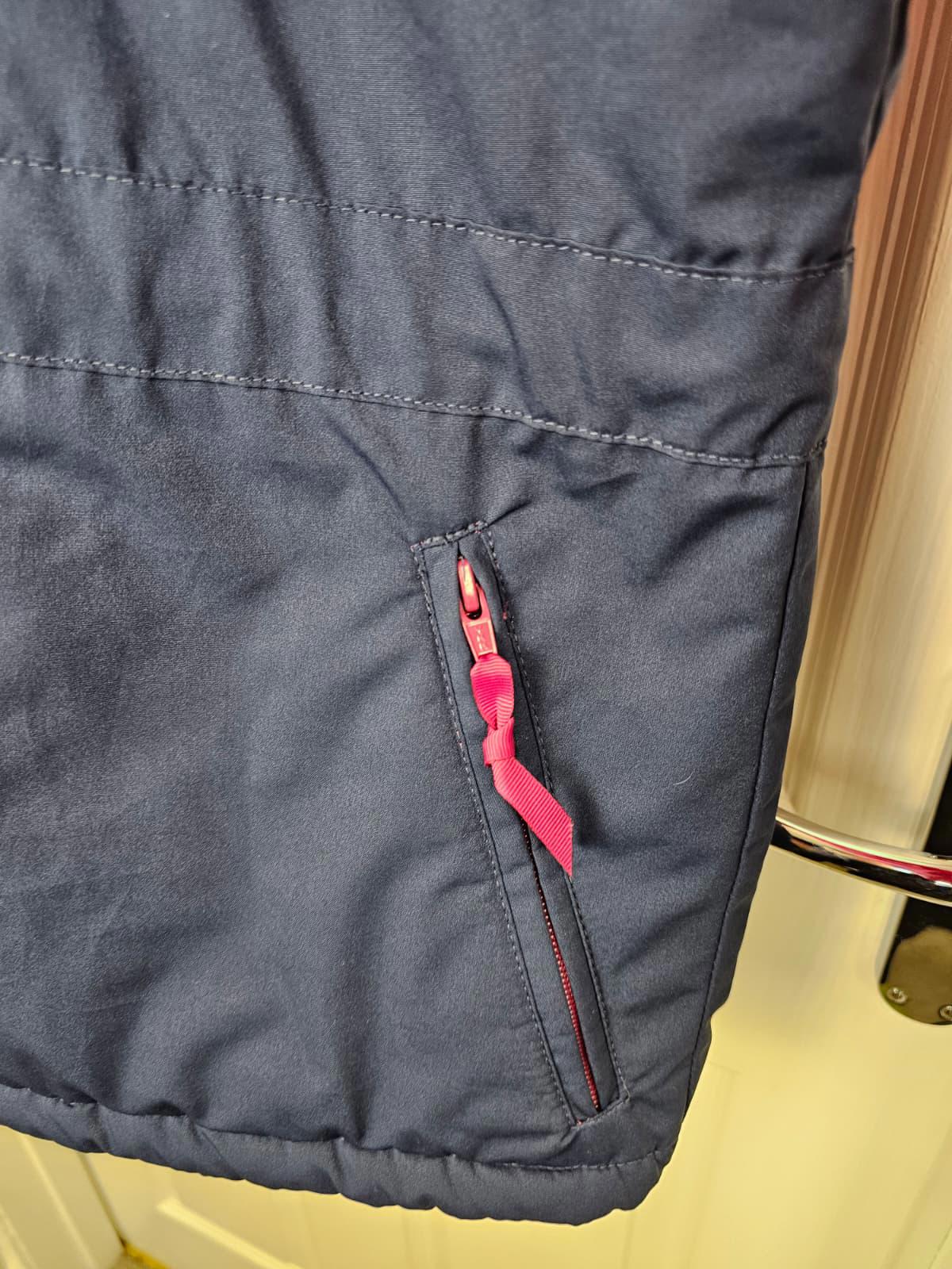 Berghaus Vintage 90's Womens Insulated Full Zip Coat/Jacket - 12 -  Pink/Navy