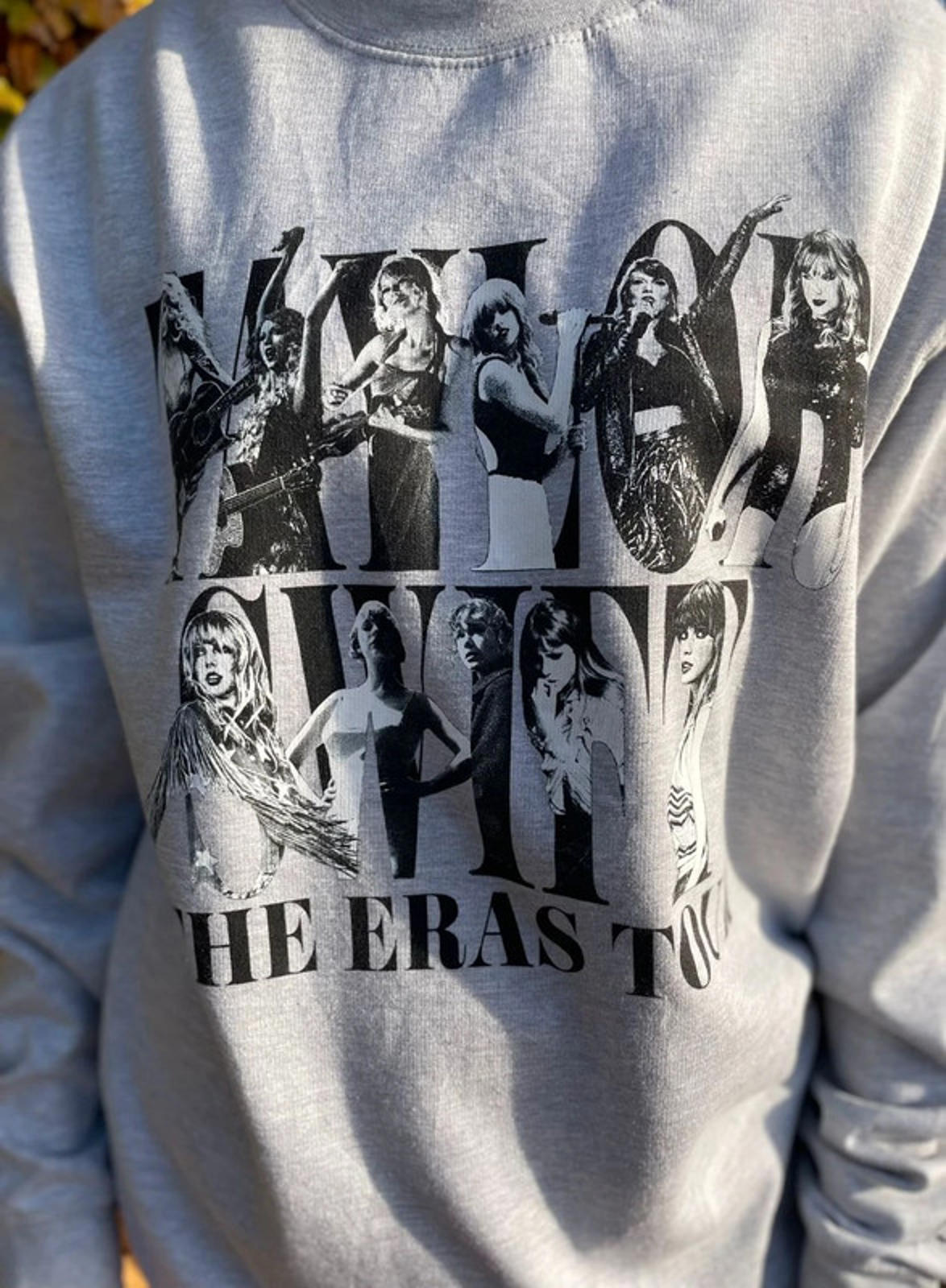 Taylor Swift 2023 The Eras Tour Pullover Grey Jumper/Sweatshirt Swifties-L/Large