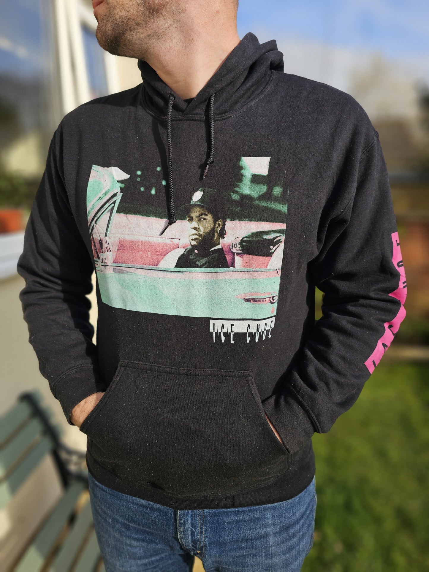 Ice Cube Pullover Hoodie Jumper - M/Medium Black