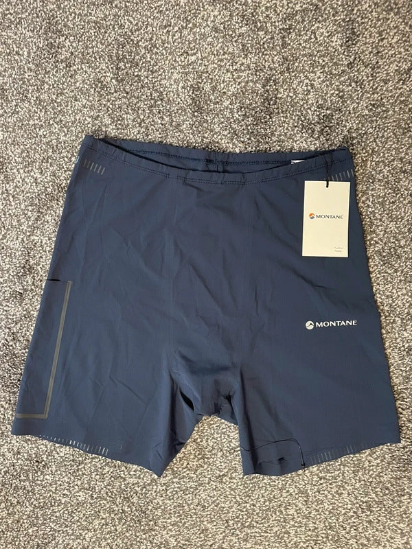 Montane Men’s Running Trail Shorts/Tights - M/Medium - Navy