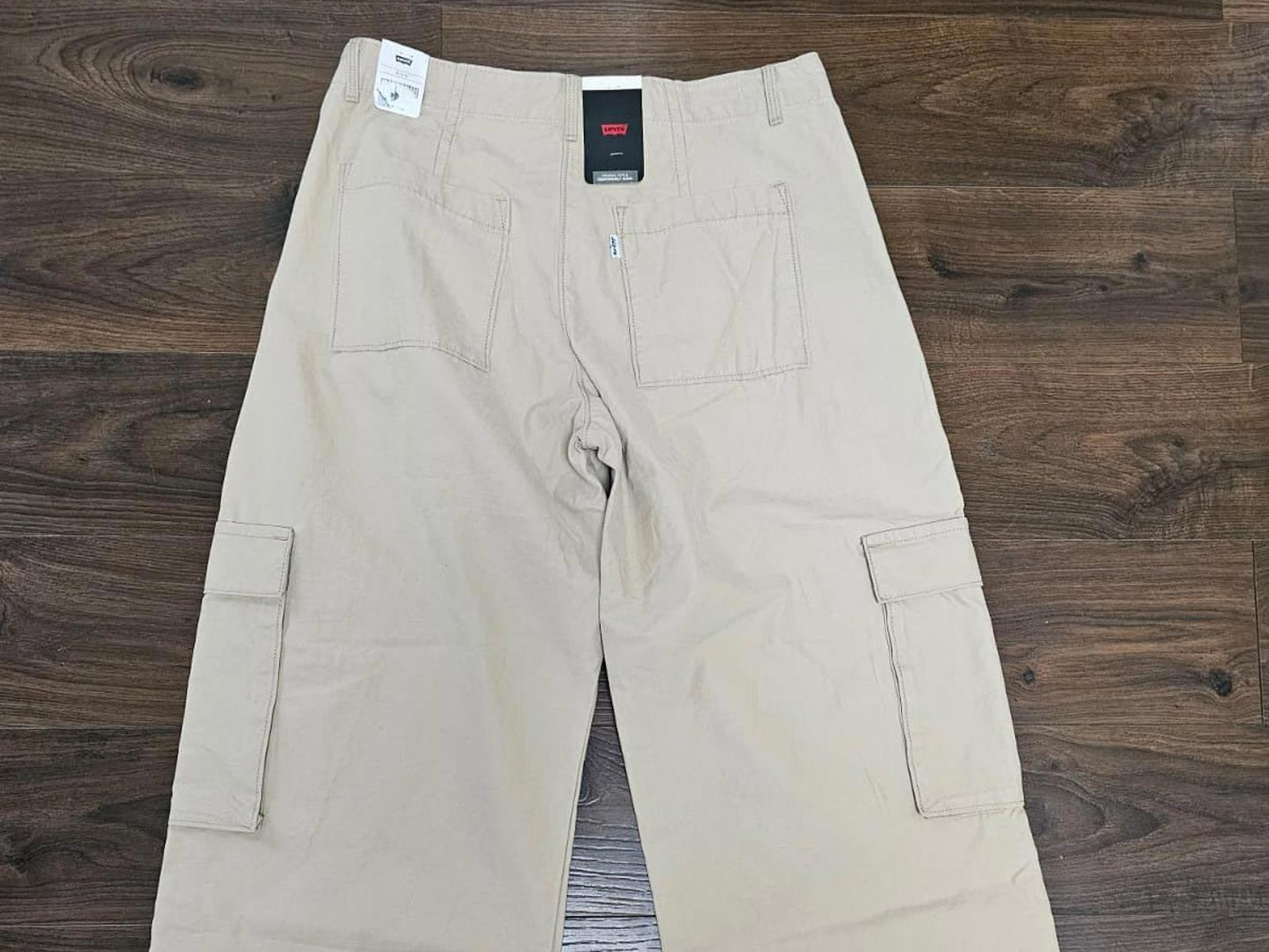 Levi's Womens Beige Cargo Trousers/Pants - W30/L32 - UK 10 - NWT - RRP £100