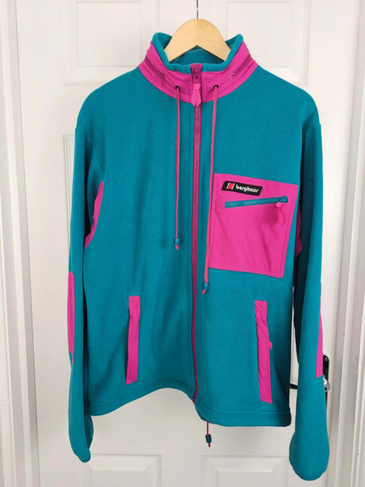 Berghaus Unisex Ascent 91 Full Zip Hooded Fleece Jacket - M/Medium