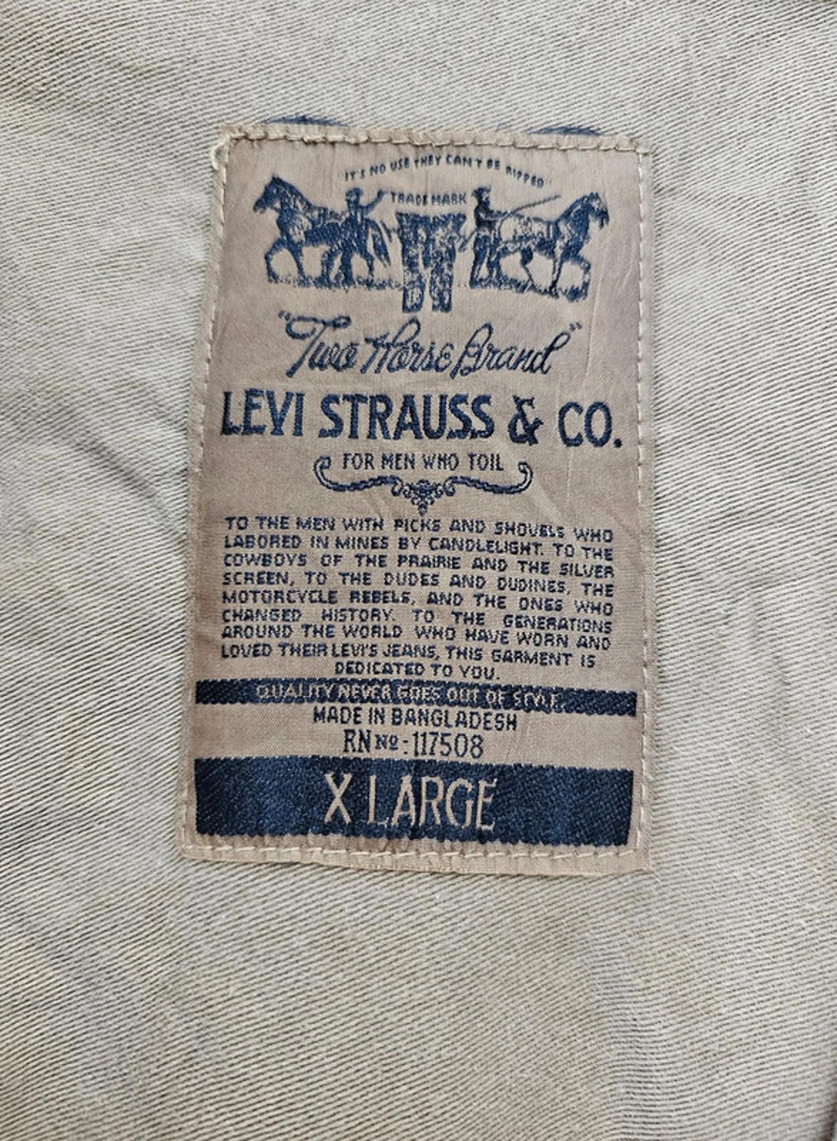 Vintage Levi's Chore/Shacket/Overshirt 100% - XL/Extra Large**
