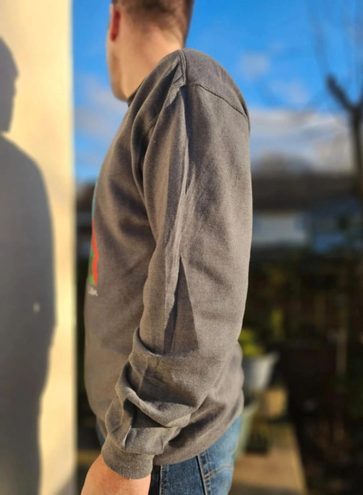 Unisex Grey Poetic Justice Tupac Pullover Hoodie - M/Medium