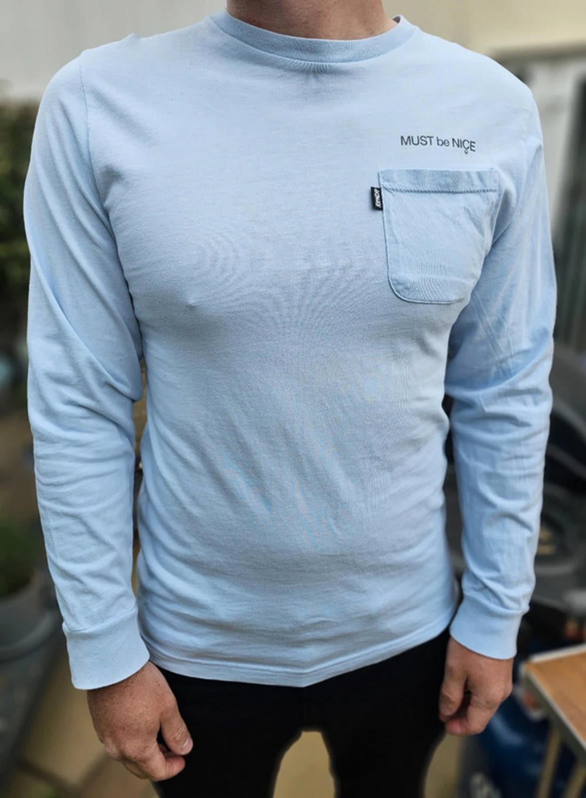 Ripndip Blue Long Sleeve Mother Nermal Print T-Shirt - M/Medium**