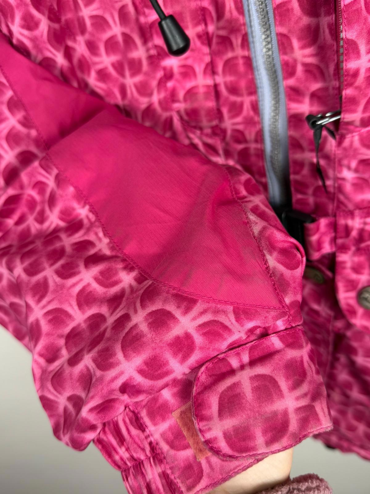 Fila Womens Vintage 90's Full Zip Thermal Hooded Ski/Snowboarding Coat/Jacket -