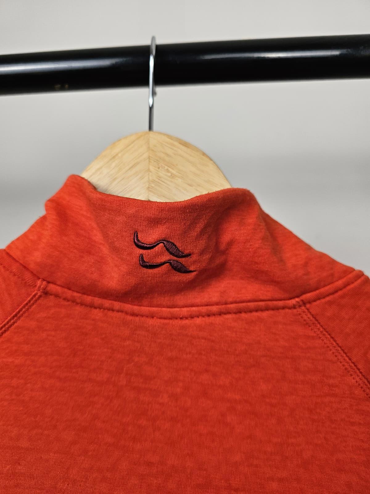 Rab Womens 1/2 Zip Pullover Fleece Mid Layer Jumper - UK 16 - Orange