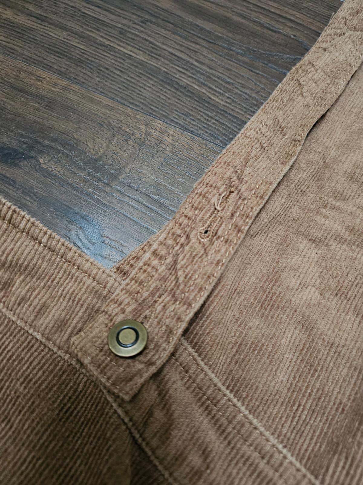 Passenger Womens Corduroy Dungarees - XL/Extra Large - Brown