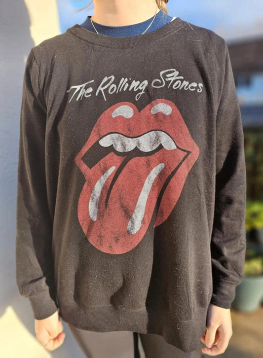 The Rolling Stones Pullover Jumper Sweater/Sweatshirt Band - L/Large