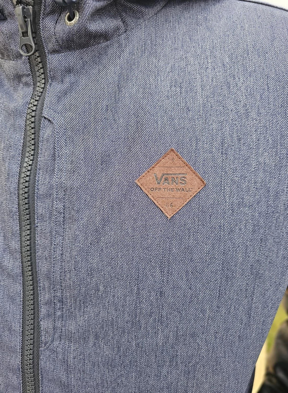 Awesome VANS Blue/Black Full Zip Hooded Coat/Jacket - M/Medium