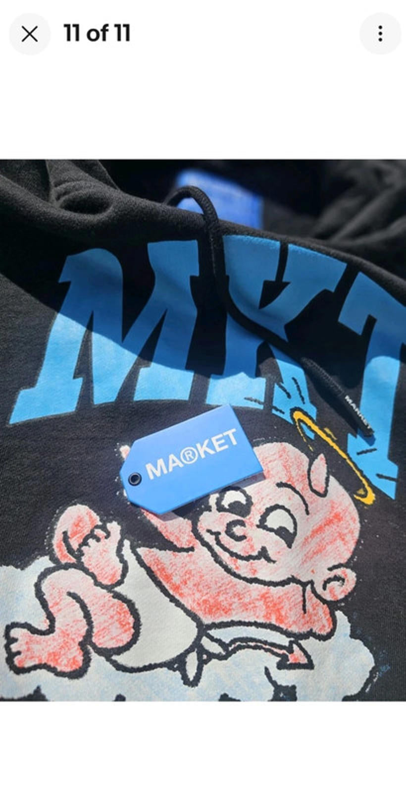 Brand New Market MKT Black Devil Hoodie - L/Large