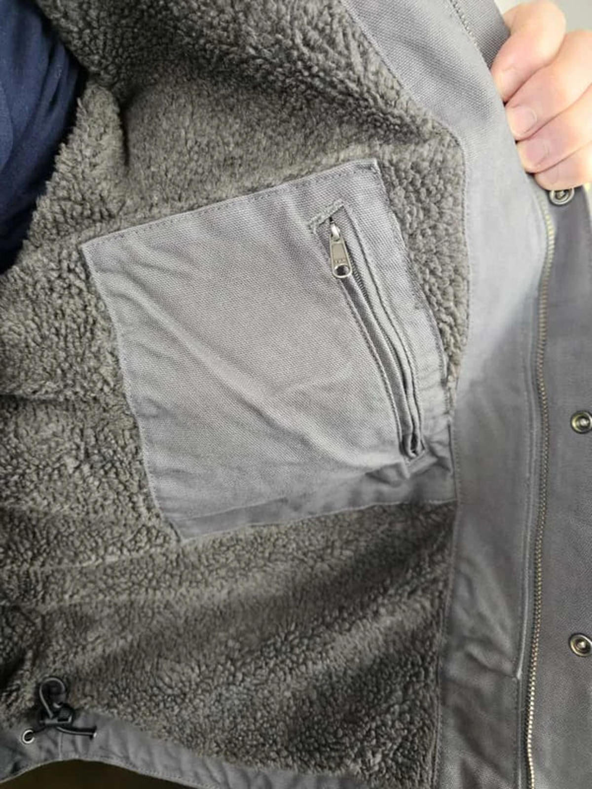 Carharrt Mens Charcoal Grey Arctic Lined Utility/Field Jacket - M/Medium L/Large