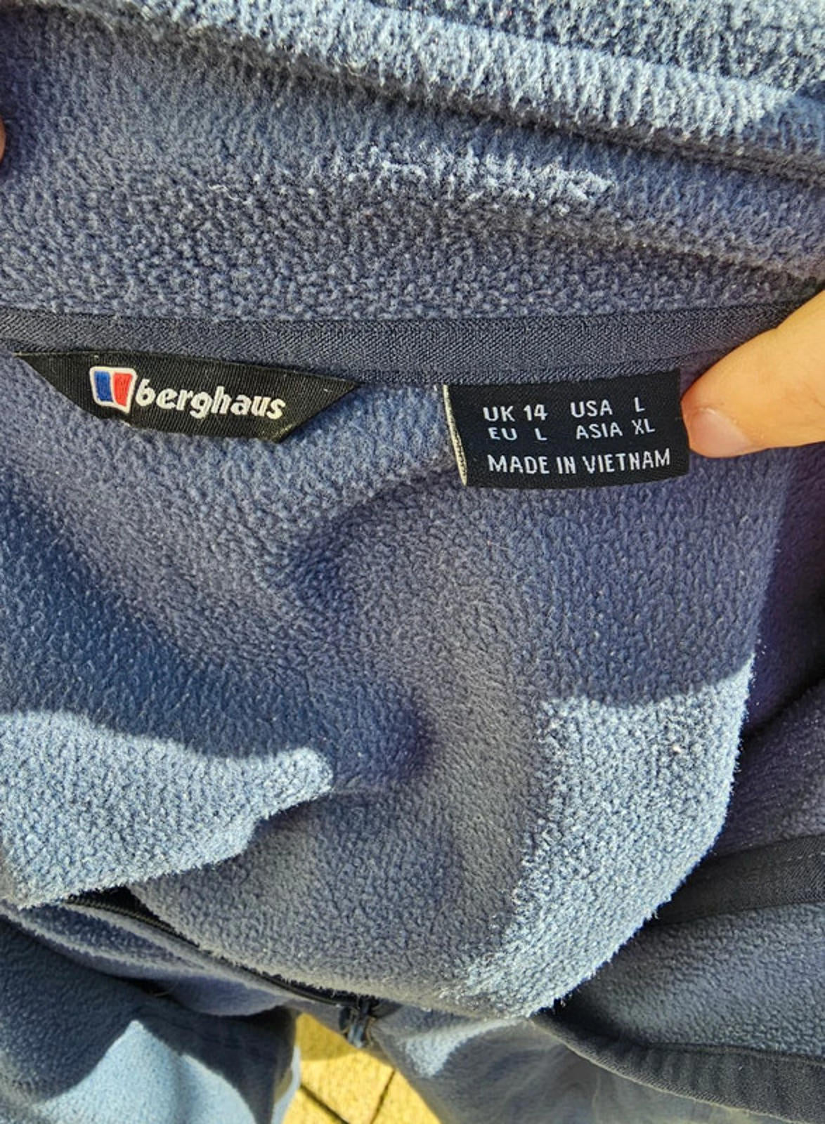Berghaus Womens 1/4 Zip Pullover Fleece Jumper - 14