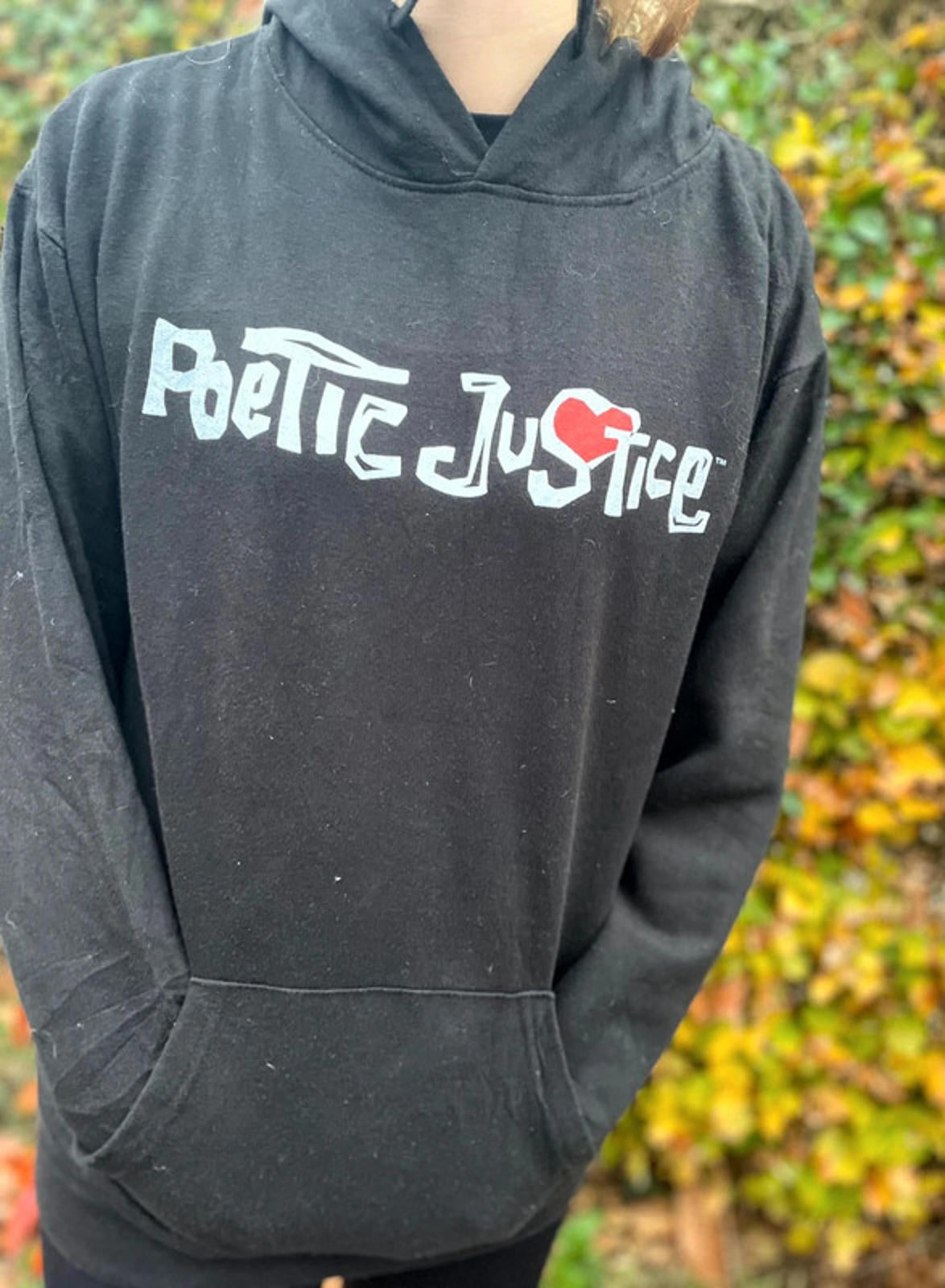 Unisex Poetic Justice Tupac Hip Hop Pullover Hoodie - M/Medium