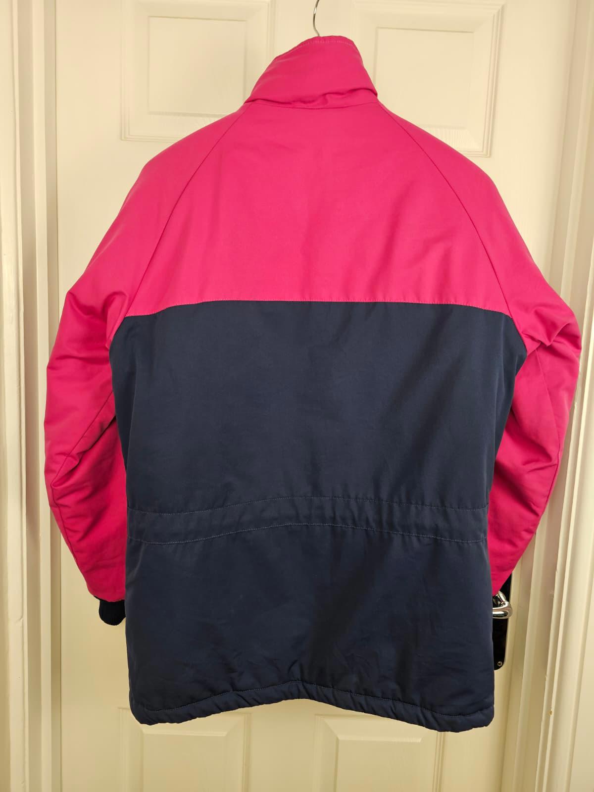 Berghaus Vintage 90's Womens Insulated Full Zip Coat/Jacket - 12 -  Pink/Navy