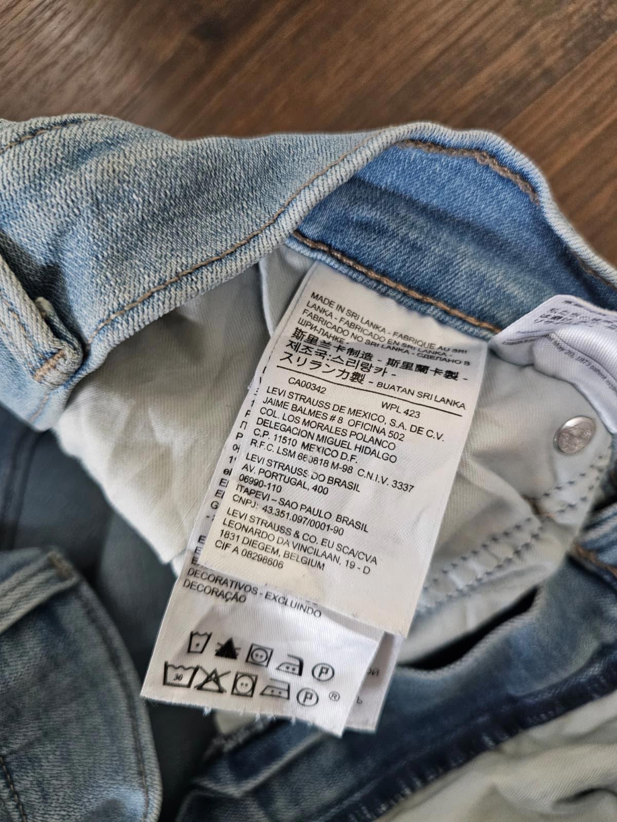 Levi's Womens Blue Jeans 311 Shaping Skinny Fit W31/29L Denim Trousers Bottoms
