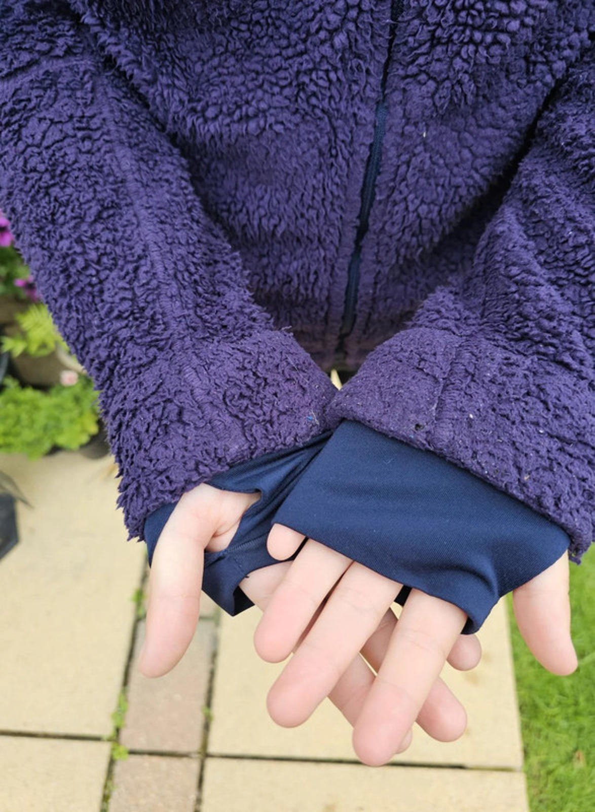 Columbia Purple Full Zip Fleece Jacket - M/Medium