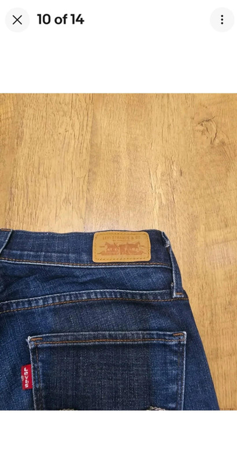 Levi's Womens Blue Jeans 529 Curvy Boot Cut Fit - W27/30L