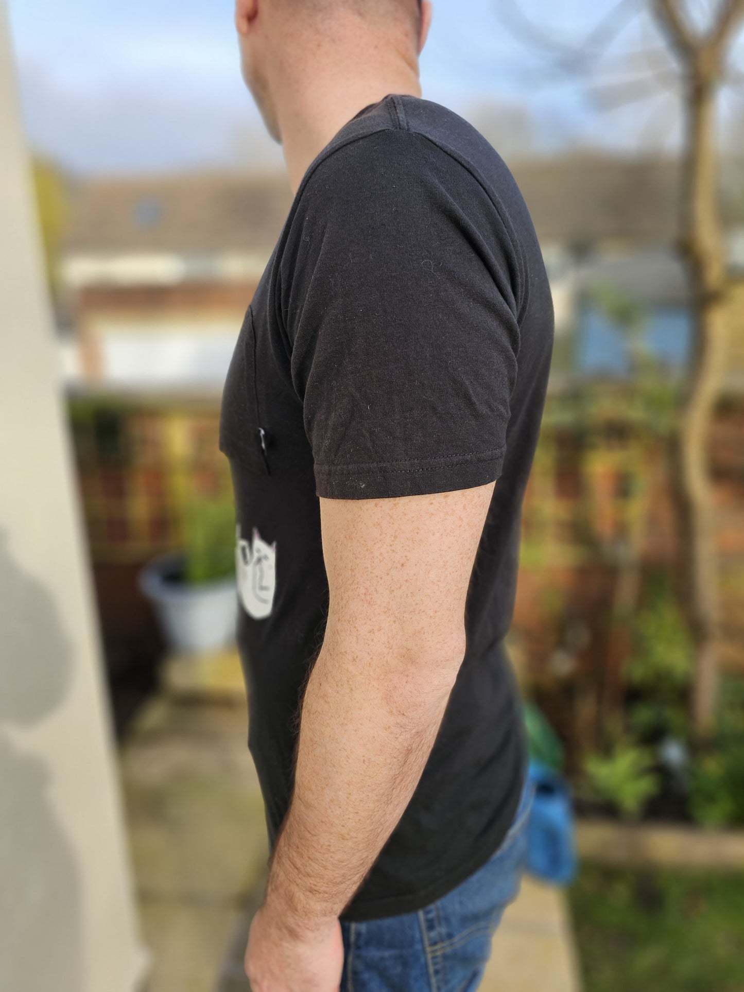 Awesome RipNDip Black Pocket T-Shirt Top Tee Short Sleeve M/Medium