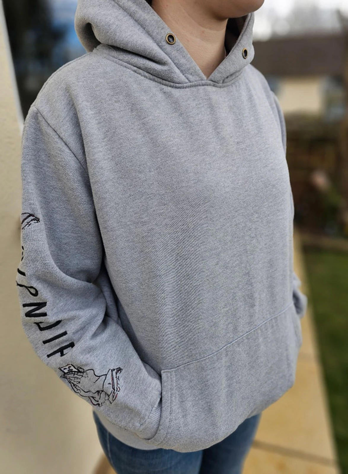 Awesome Grey RipnDip Hoodie Small/Medium S/M - Small/Medium
