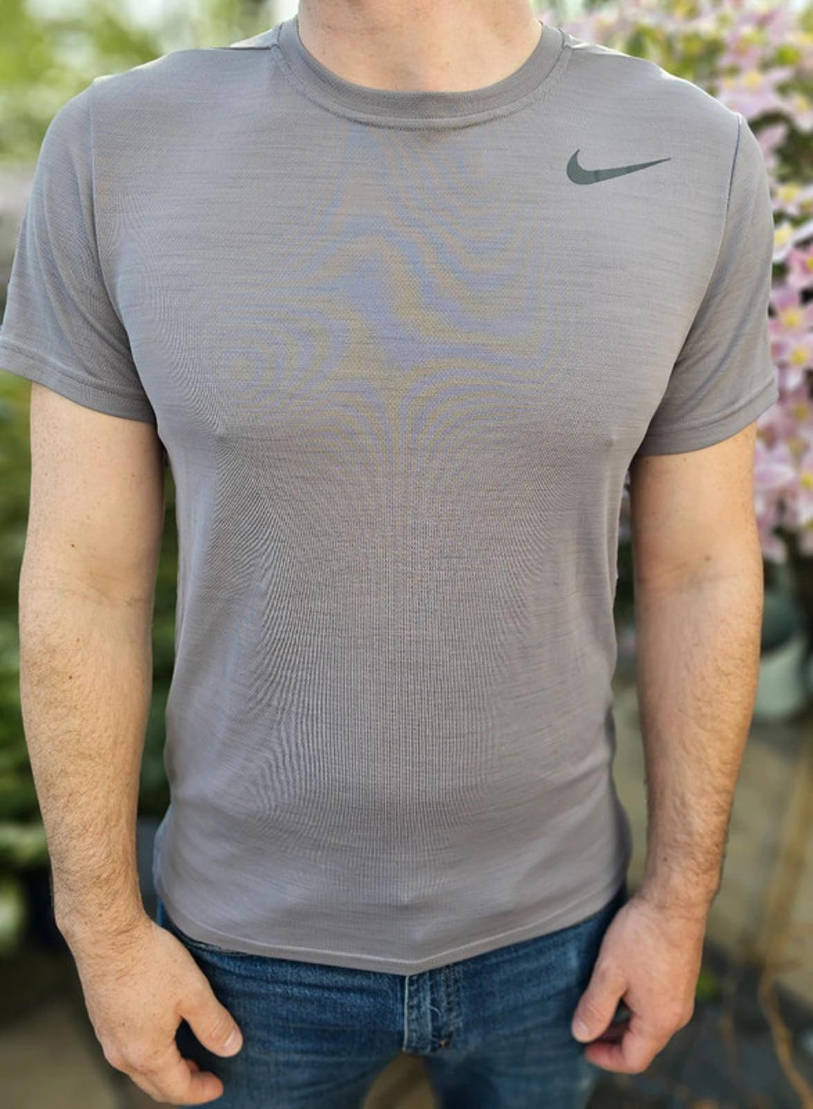Mens Nike Active Wear Dri-Fit Short Sleeve T-Shirt - M/Medium**