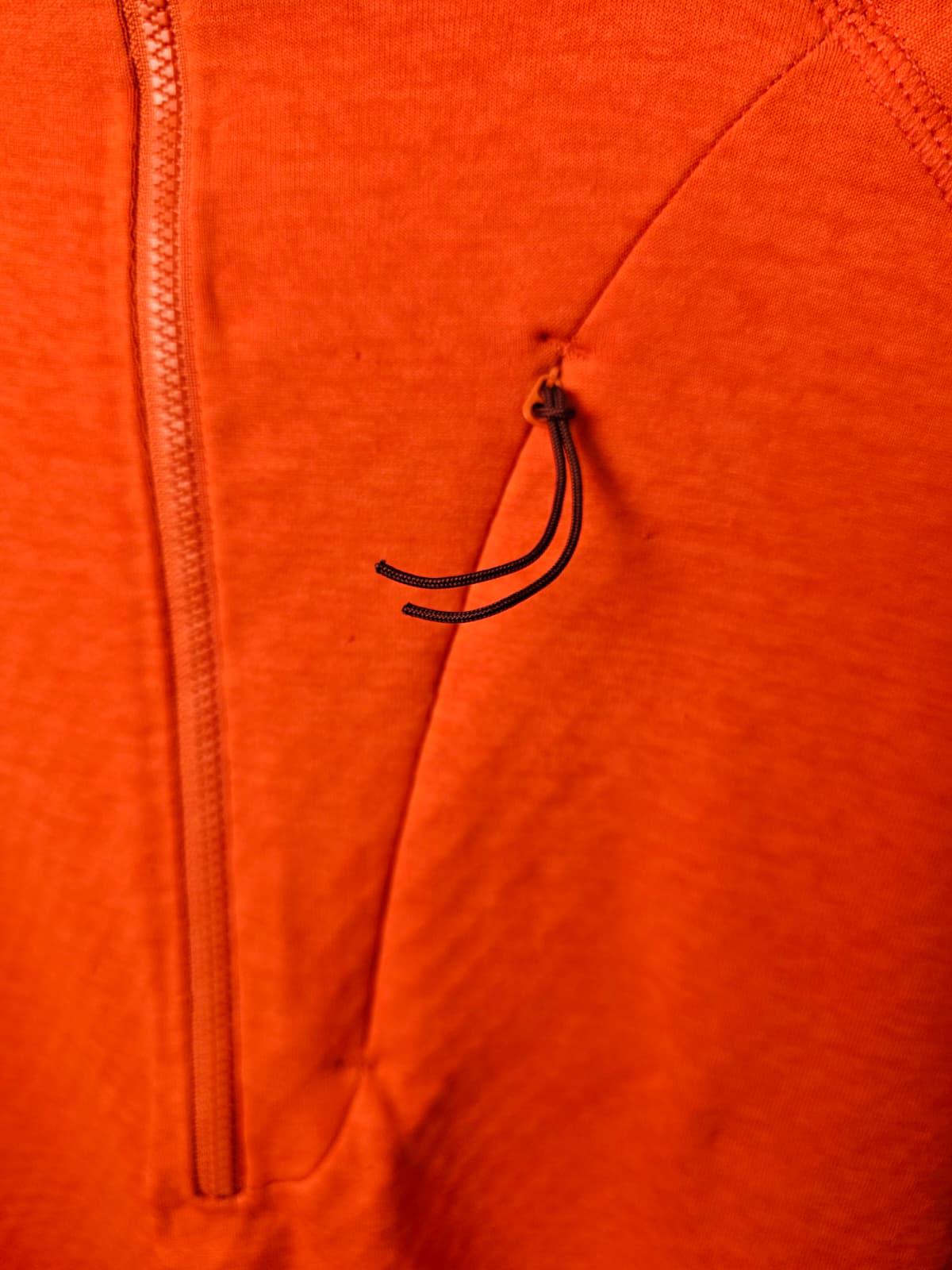 Rab Womens 1/2 Zip Pullover Fleece Mid Layer Jumper - UK 16 - Orange