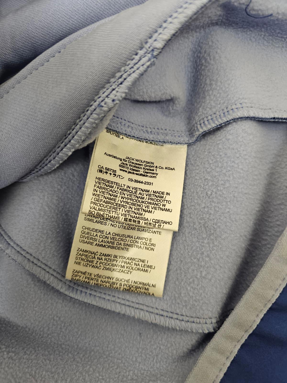 Jack Wolfskin Womens Flex Shield Full Zip Soft Shell Activewear Jacket -UK 12-14
