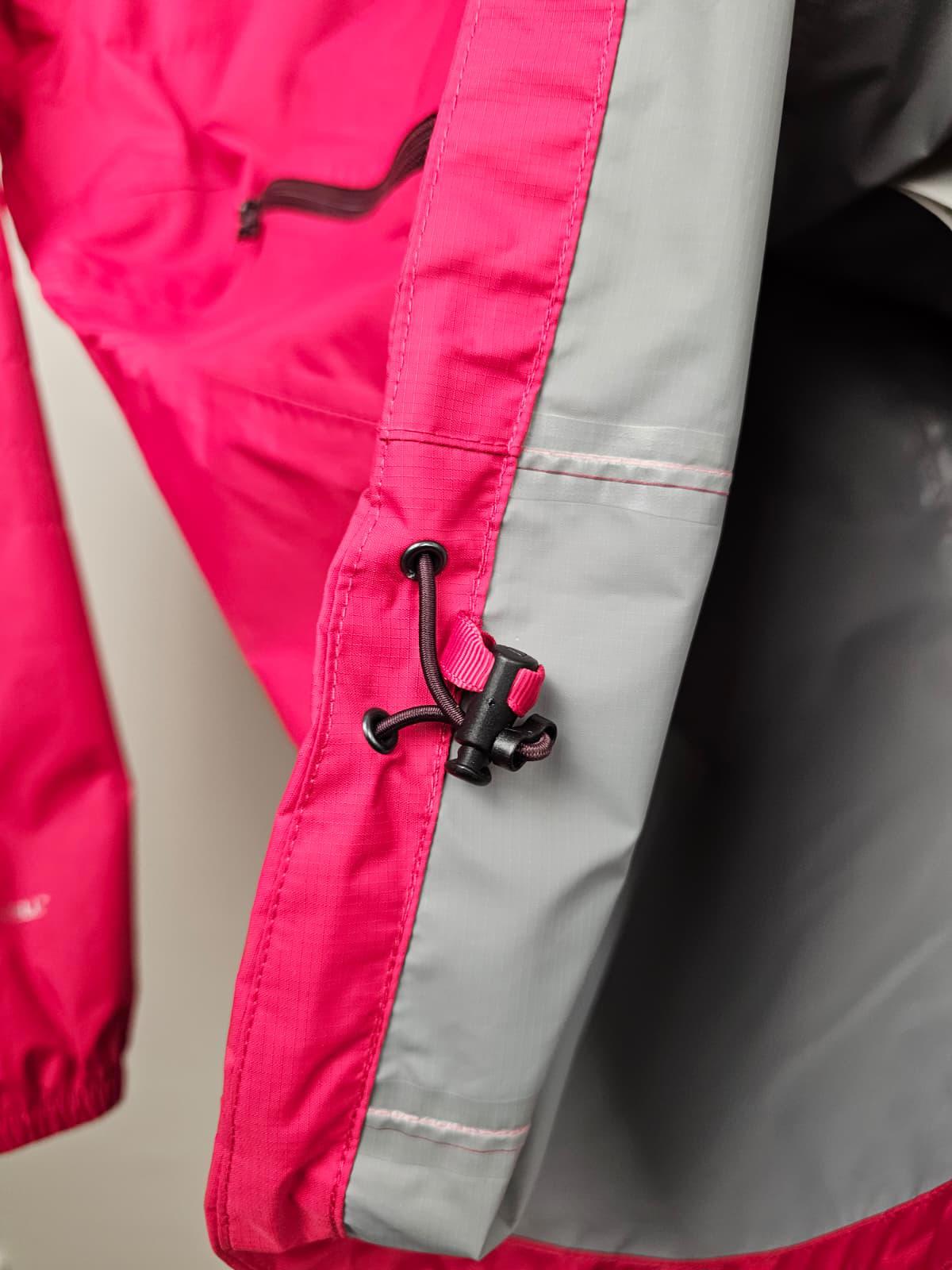 Berghaus Womens Full Zip Hooded Waterproof Windproof Jacket/Coat - UK 12 - Pink