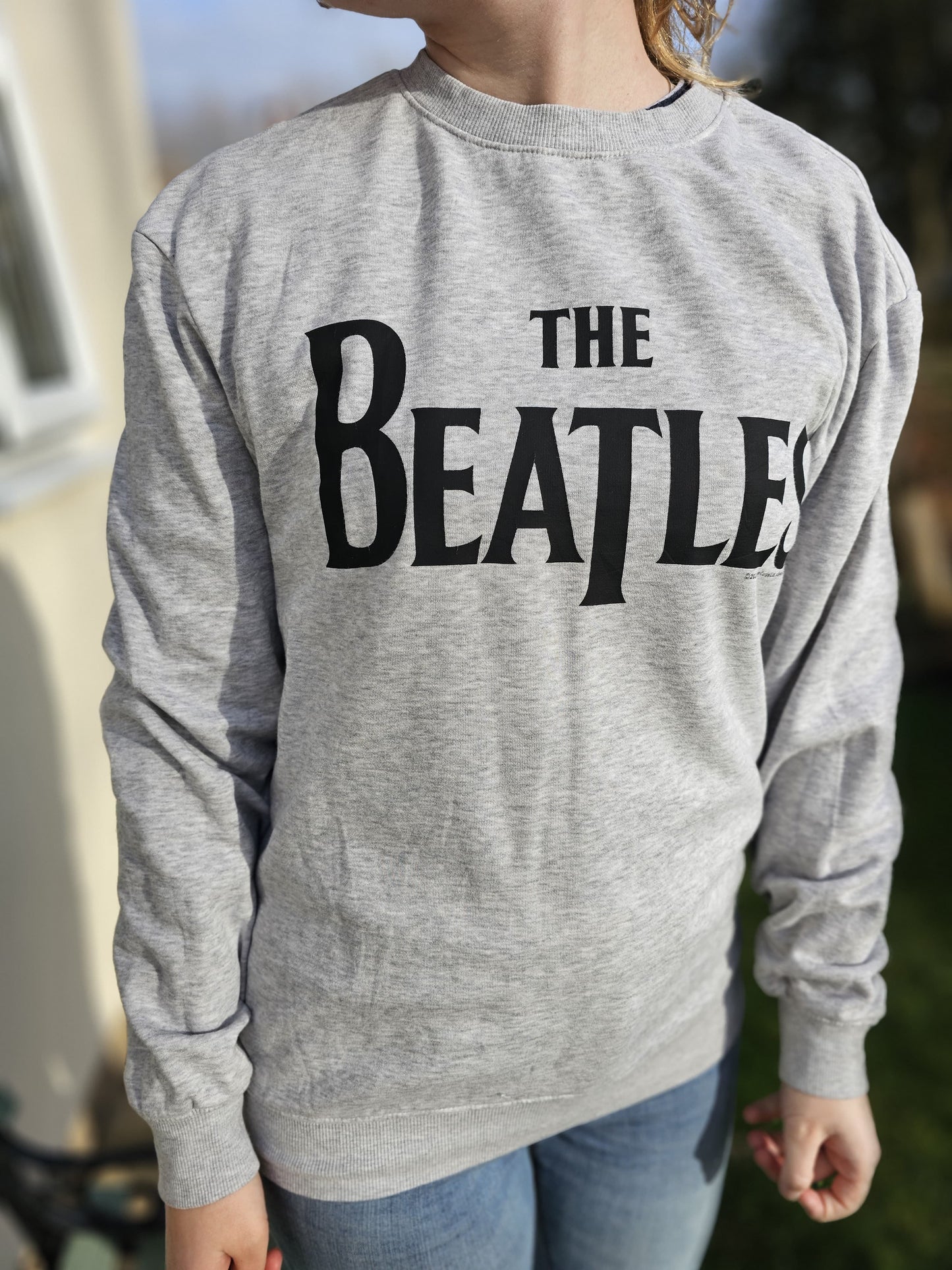 The Beatles Pullover Grey Jumper Sweatshirt -  S/Small