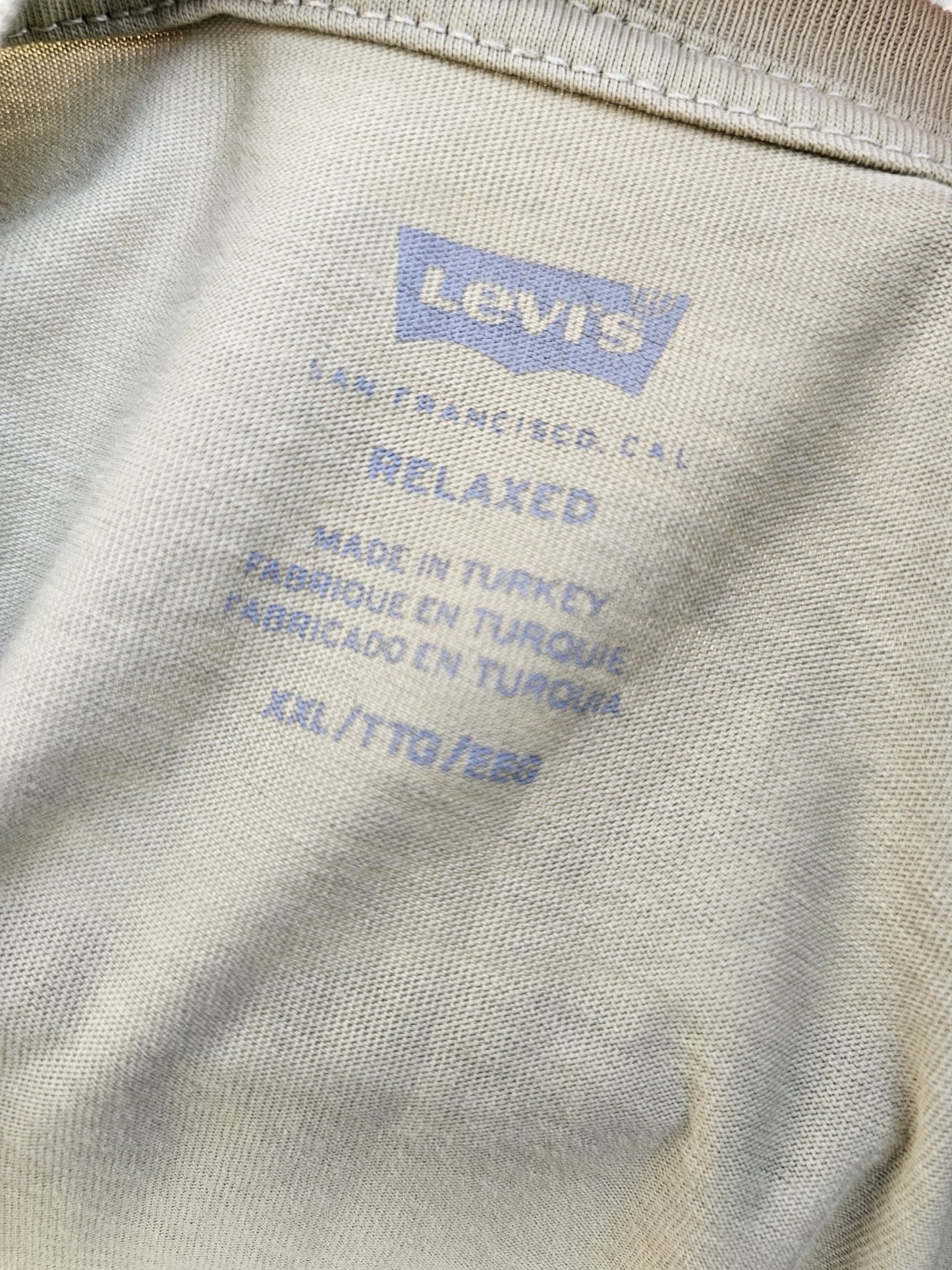 Mens Levi's Green Short Sleeve T-Shirt Tee - XXL/Extra Extra Large 2XL