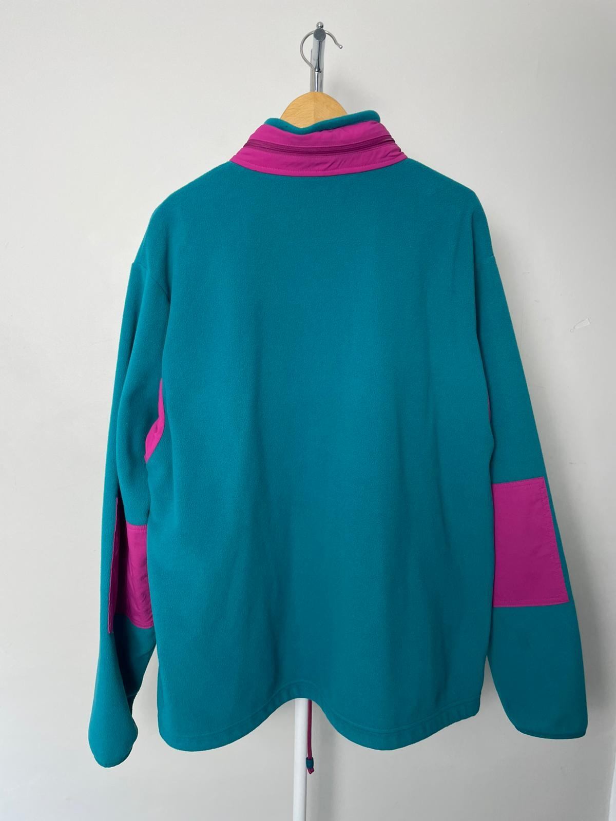 Berghaus Ascent 91 Hooded Fleece Jacket - XL/Extra Large Unisex Aqua Green/Pink
