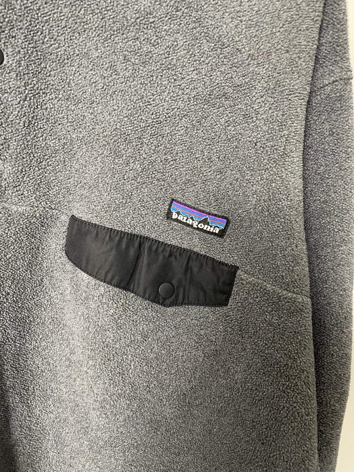 Patagonia Vintage Y2K Snap Button Pullover Synchilla Fleece Jumper - L/Large