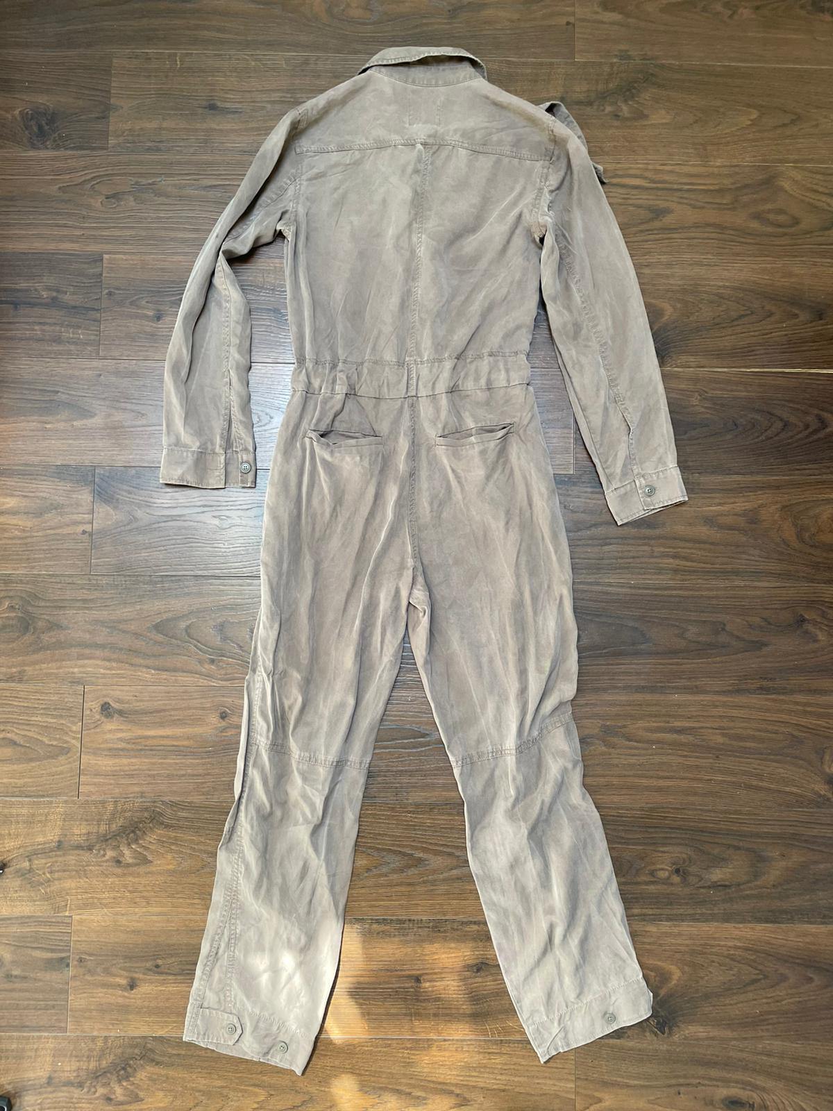 Superdry Women's Button Front Utility Jump Suit/Boiler Suit - UK 8 - Grey