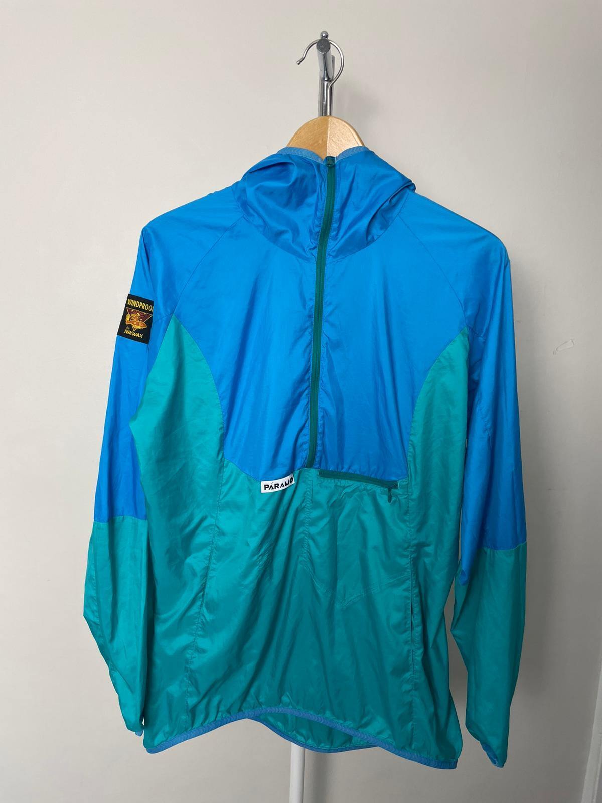 Paramo Nikwax 1/2 Zip Pullover Hooded Light Weight Windbreaker Jacket - M/Medium