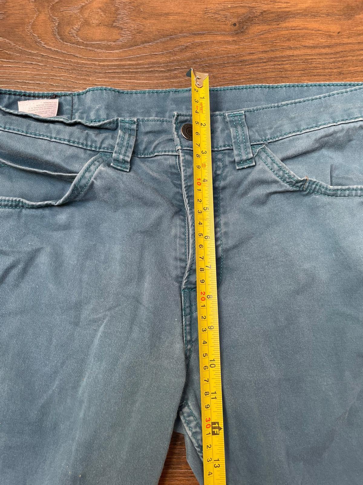 Levi's Men's Washed Teal Blue Faded Chino Pants/Trousers - W34/L28
