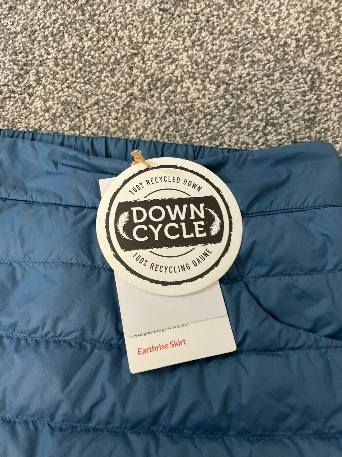Mountain Equipment Women's Down Filled Adventure Skirt - UK 12 - Blue